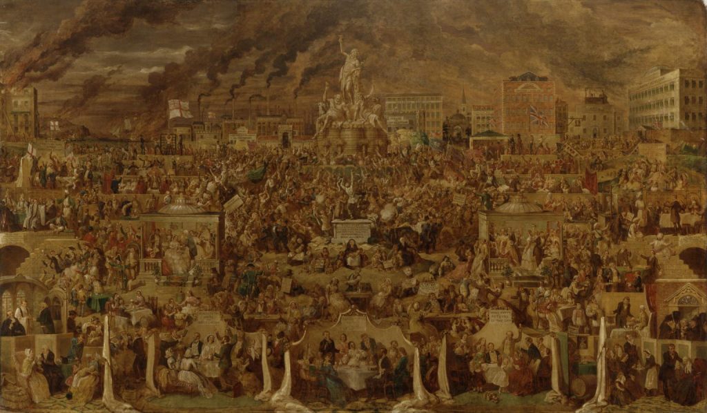 The Worship of Bacchus 1860-2 by George Cruikshank 1792-1878
