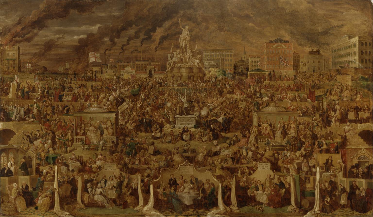 The Worship of Bacchus 1860-2 by George Cruikshank 1792-1878